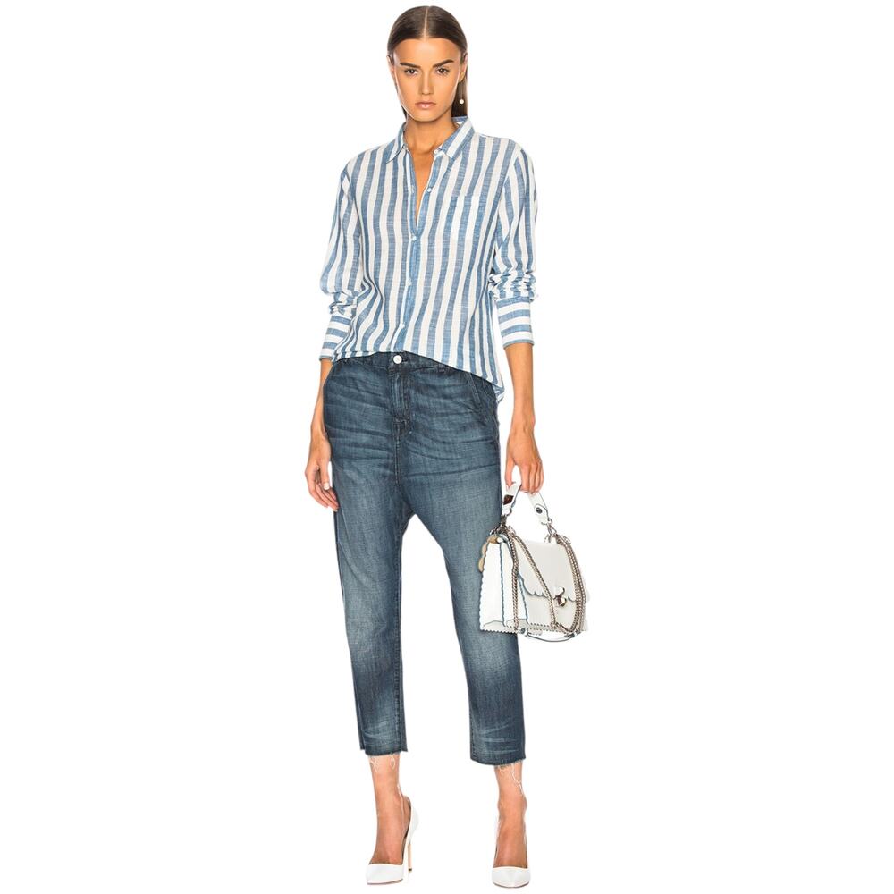 Nili Lots Paris Slouch Jeans, Raw Hem - New - size 24
